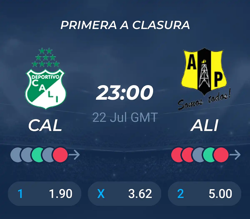 Tip kèo bóng đá trận Deportivo Cali vs Alianza Petrolera uk88