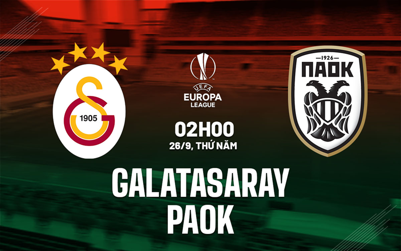 Nhận định trận đấu Galatasaray vs PAOK Thessaloniki uk88