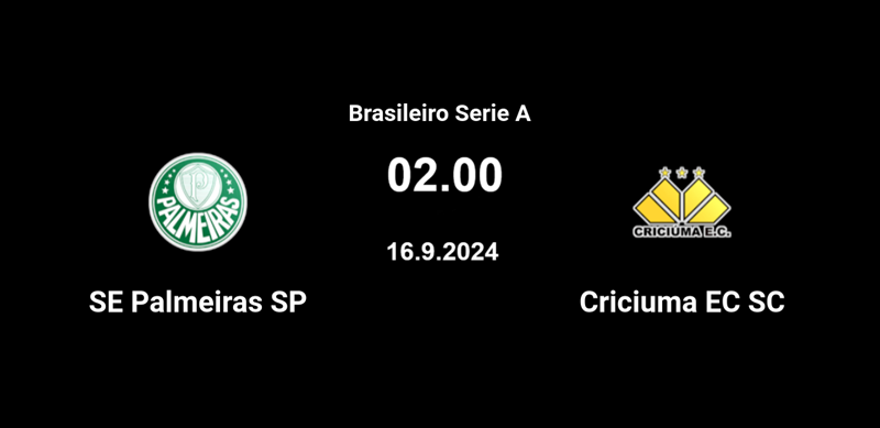 Nhận định trận đấu Palmeiras SP vs Criciuma uk88