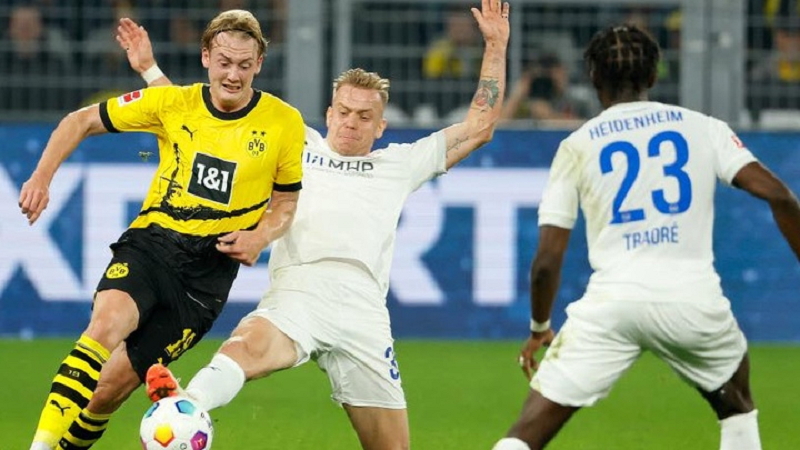 Tip kèo bóng đá trận Borussia Dortmund vs Heidenheim uk88