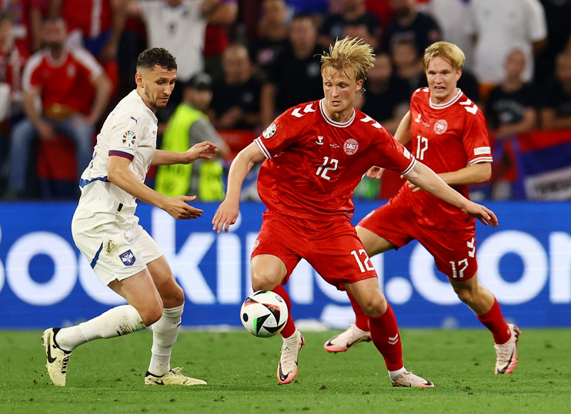 Tip kèo bóng đá trận Đan Mạch vs Serbia uk88