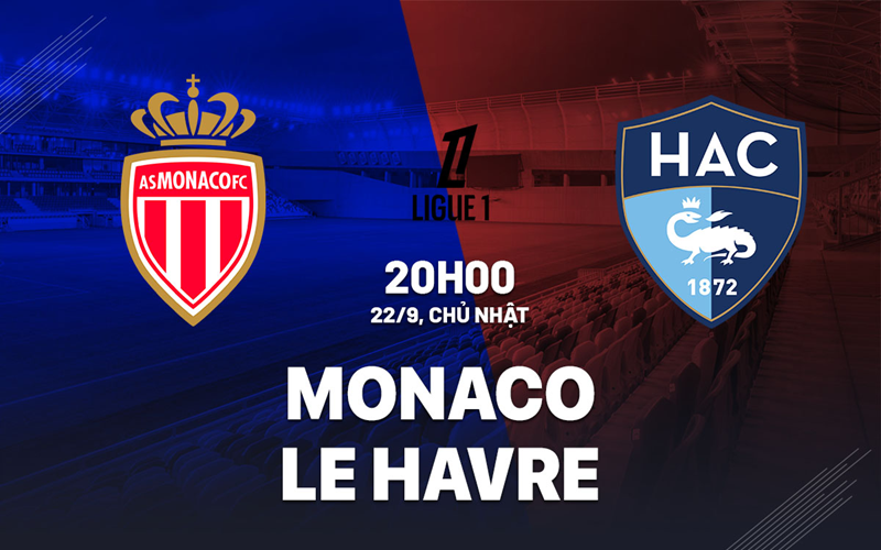 Tip kèo bóng đá trận Monaco vs Le Havre uk88