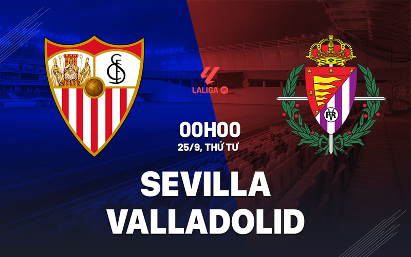 Tip kèo bóng đá trận Sevilla vs Valladolid uk88