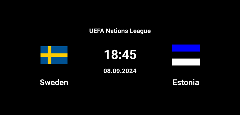 Tip kèo bóng đá trận Sweden vs Estonia uk88