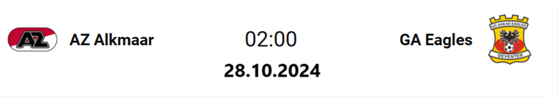Tip kèo bóng đá trận AZ Alkmaar vs Go Ahead Eagles uk88