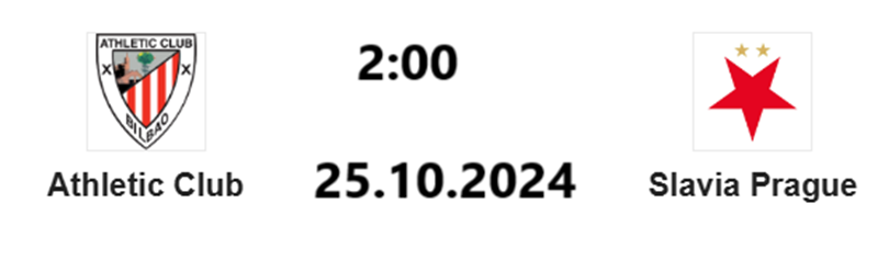 Tip kèo bóng đá trận Athletic Bilbao vs Slavia Prague uk88