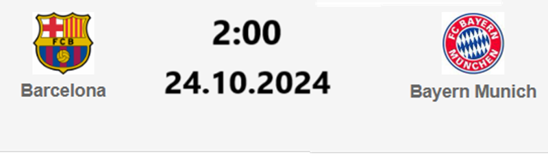 Tip kèo bóng đá trận Barcelona vs Bayern Munich uk88