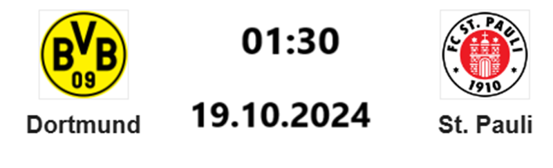 Tip kèo bóng đá trận Borussia Dortmund vs St Pauli uk88