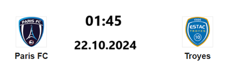 Tip kèo bóng đá trận FC Paris vs Troyes uk88
