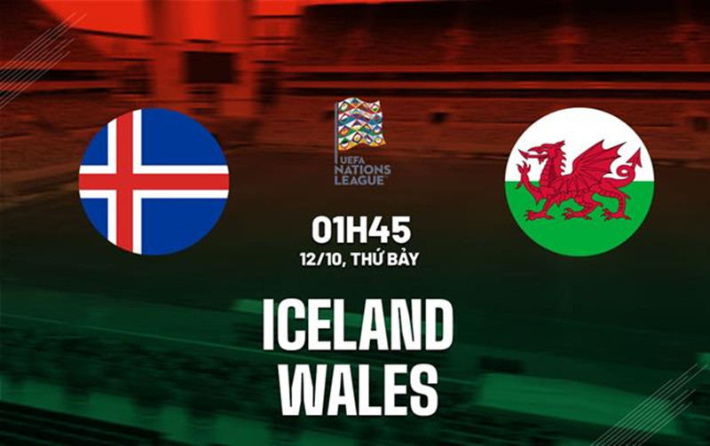 Tip kèo bóng đá trận Iceland vs Wales uk88