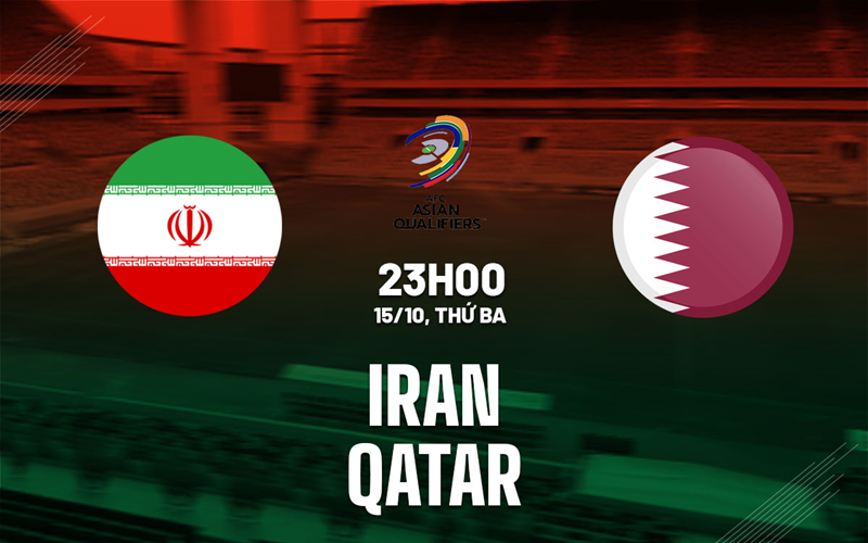 Tip kèo bóng đá trận Iran vs Qatar uk88