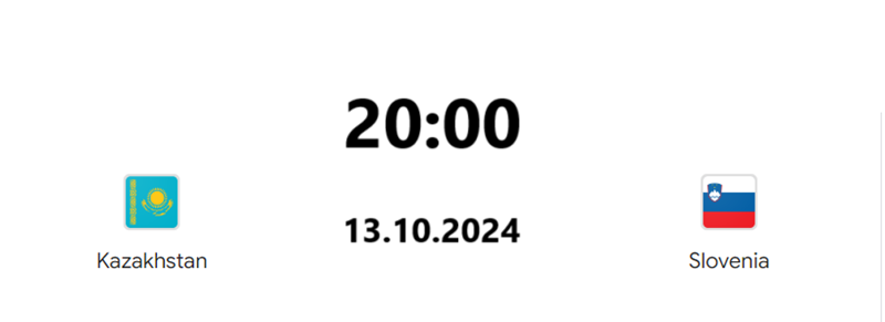 Tip kèo bóng đá trận Kazakhstan vs Slovenia uk88