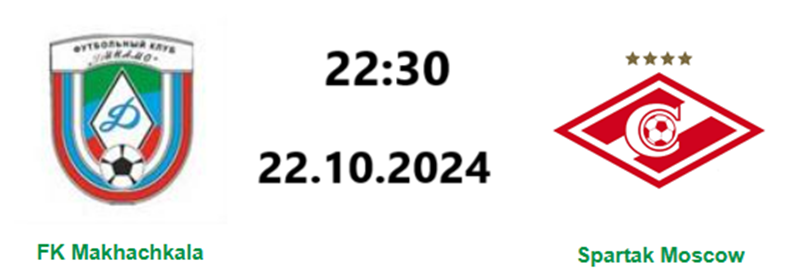 Tip kèo bóng đá trận Makhachkala vs Spartak Moscow uk88