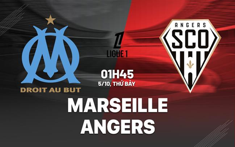 Tip kèo bóng đá trận Marseille vs Angers uk88