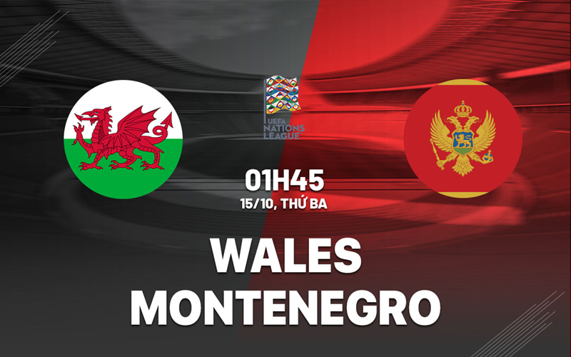 Tip kèo bóng đá trận Wales vs Montenegro uk88