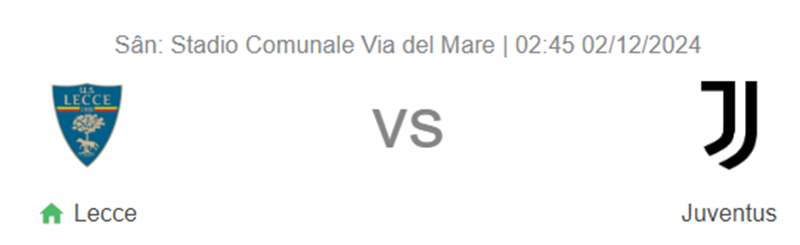 Nhận định trận đấu Lecce vs Juventus uk88