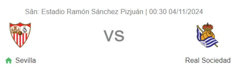 Nhận định trận đấu Sevilla vs Real Sociedad uk88