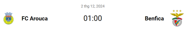 Tip kèo bóng đá trận Arouca vs Benfica uk88