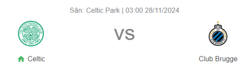 Tip kèo bóng đá trận Celtic vs Club Brugge uk88