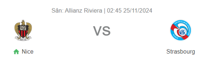 Tip kèo bóng đá trận Nice vs Strasbourg uk88
