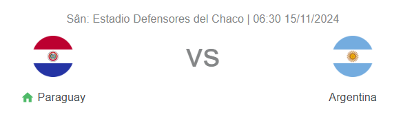 Tip kèo bóng đá trận Paraguay vs Argentina uk88