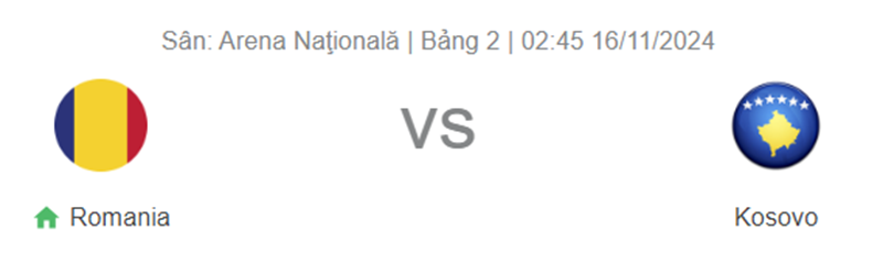 Tip kèo bóng đá trận Romania vs Kosovo uk88