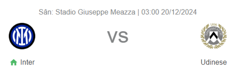 Nhận định trận đấu Inter Milan vs Udinese uk88