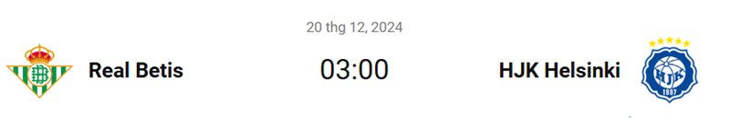 Nhận định trận đấu Real Betis vs HJK Helsinki uk88