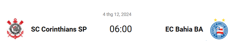 Tip kèo bóng đá trận Corinthians SP vs Bahia BA uk88