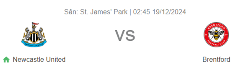 Tip kèo bóng đá trận Newcastle vs Brentford uk88
