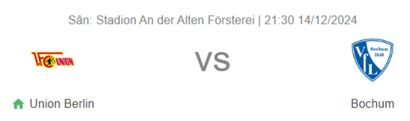 Tip kèo bóng đá trận Union Berlin vs Bochum uk88