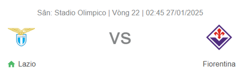 Nhận định trận đấu Lazio vs Fiorentina uk88
