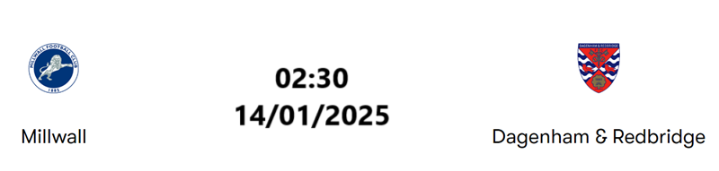 Nhận định trận đấu Millwall vs Dagenham and Redbridge uk88