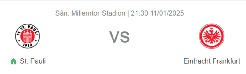 Nhận định trận đấu St Pauli vs Eintracht Frankfurt uk88
