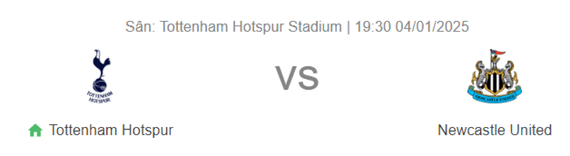 Nhận định trận đấu Tottenham vs Newcastle uk88