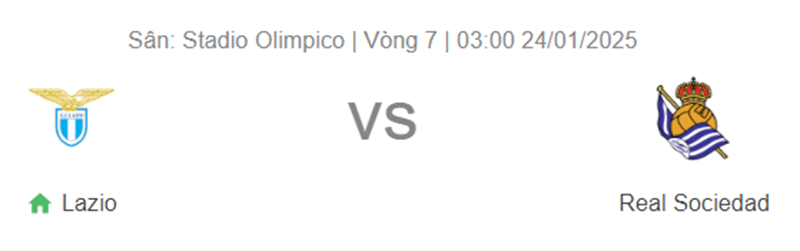 Tip kèo bóng đá trận Lazio vs Real Sociedad uk88