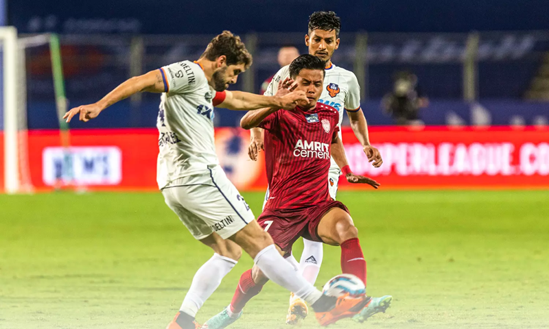 Tip kèo bóng đá trận NorthEast United vs Goa uk88