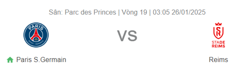 Tip kèo bóng đá trận Paris Saint Germain vs Reims uk88