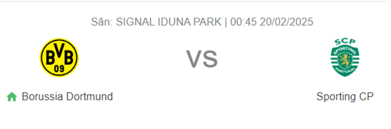 Nhận định trận đấu Borussia Dortmund vs Sporting Lisbon uk88