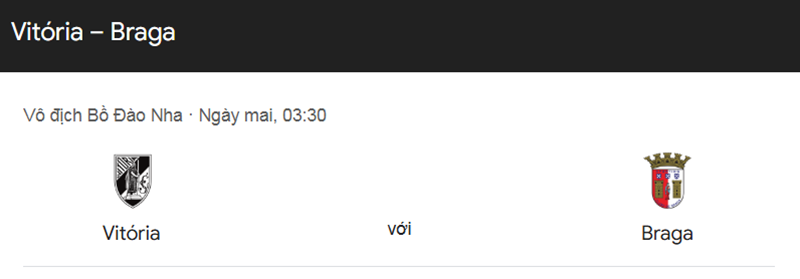 Nhận định trận đấu Vitoria Guimaraes vs Sporting Braga, uk88
