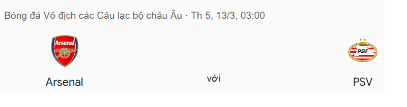 Nhận định trận đấu Arsenal vs PSV Eindhoven uk88