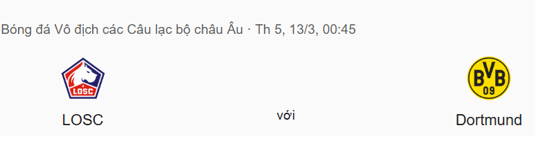 Nhận định trận đấu Lille vs Borussia Dortmund uk88