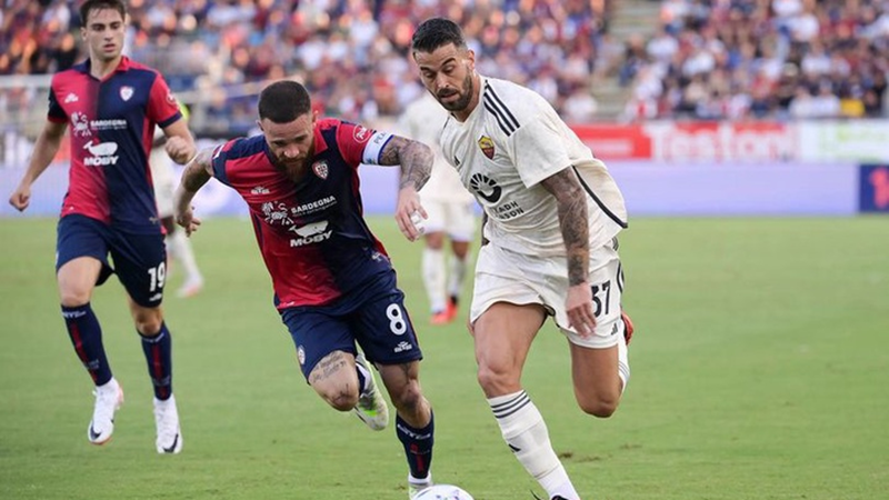 Tip kèo bóng đá trận AS Roma vs Cagliari uk88