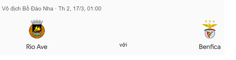 Tip kèo bóng đá trận Benfica vs Rio Ave uk88