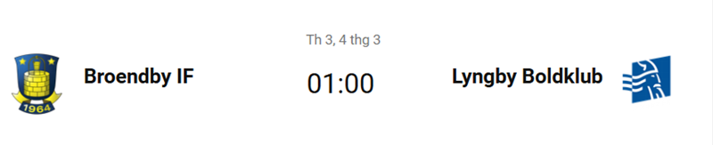Tip kèo bóng đá trận Brondby vs Lyngby uk88