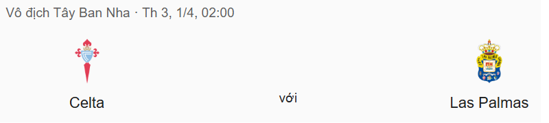 Tip kèo bóng đá trận Celta Vigo vs Las Palmas uk88