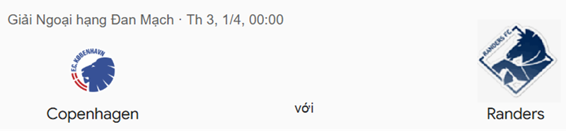 Tip kèo bóng đá trận FC Copenhagen vs Randers uk88