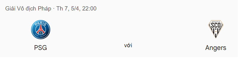 Tip kèo bóng đá trận Paris Saint Germain vs Angers uk88